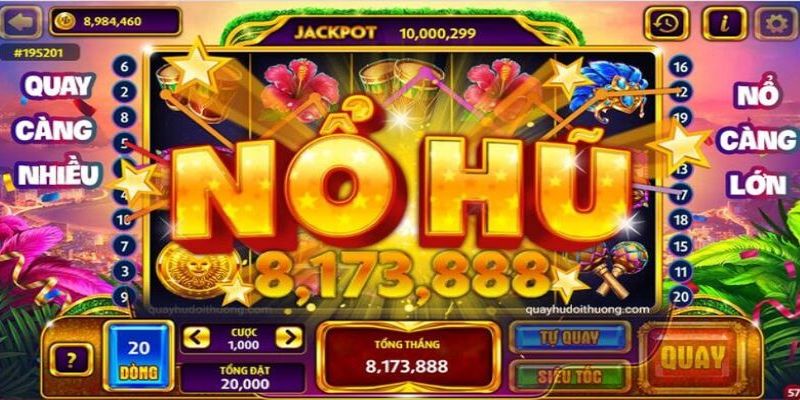 Giao diện bắt mắt của các game slot khi giới thiệu sảnh RTG